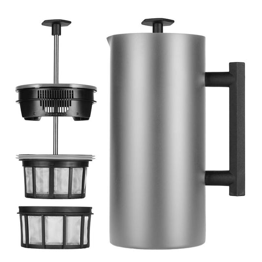 ESPRO P6 French Press, Double Walled Stainless Steel Insulated Coffee and Tea Maker